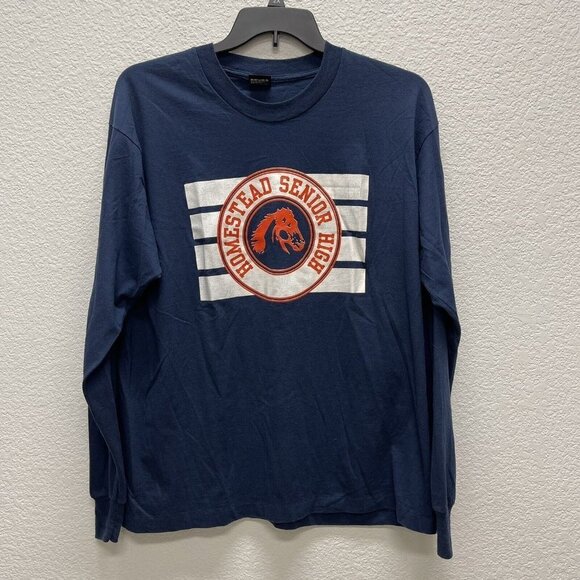 Homestead Senior High School Shirt Adult XL Made in USA Screen Stars Best Spirit - Picture 1 of 4